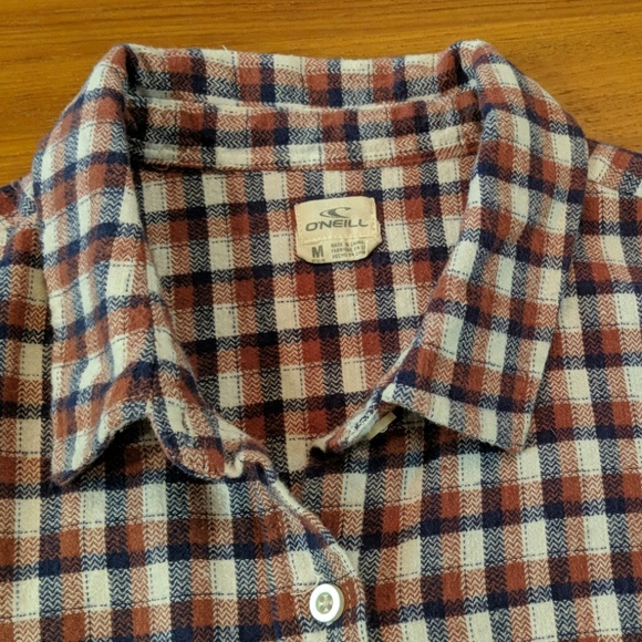 O'Neill plaid flannel shirt - Picture 3 of 5